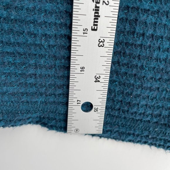 We the Free Cowl Neck Oversized Long Sleeve Sweater Women's Size Large Teal - Picture 8 of 9